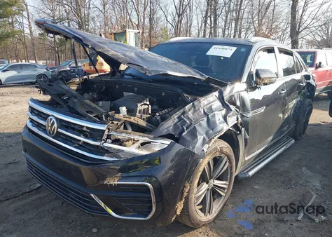 2021 Volkswagen Atlas Cross Sport 3.6L V6 Se W/Technology R-Line z USA, uszkodzony, nr VIN 1V2RE2CA8MC201494